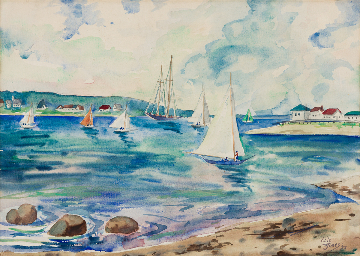 LOÏS MAILOU JONES (1905 - 1998) Vineyard Haven Harbor.